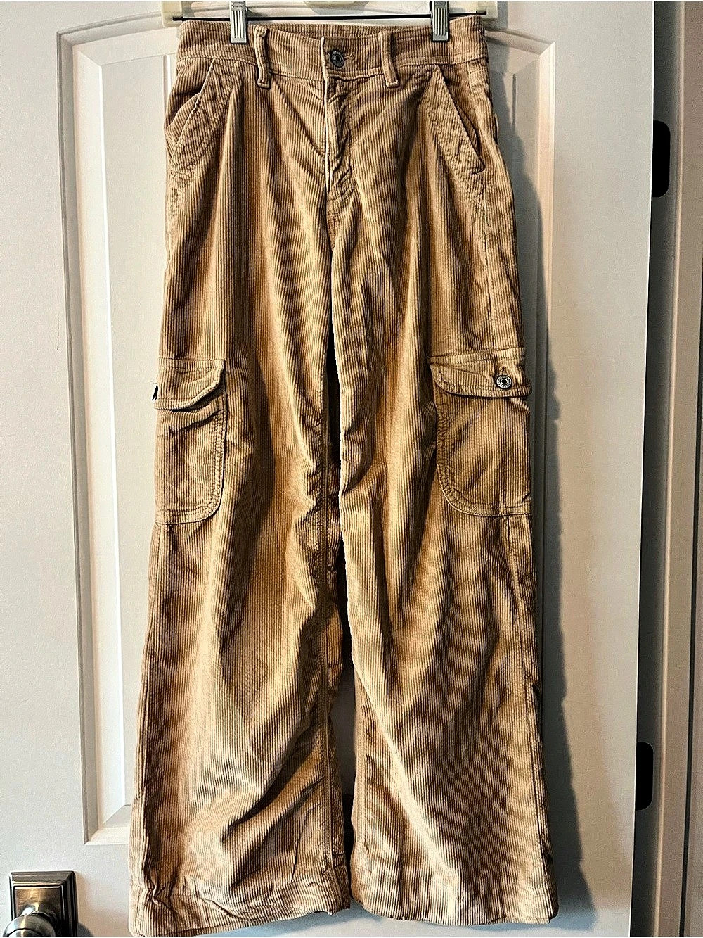American Eagle Corduroy Cargo Pants Size 00